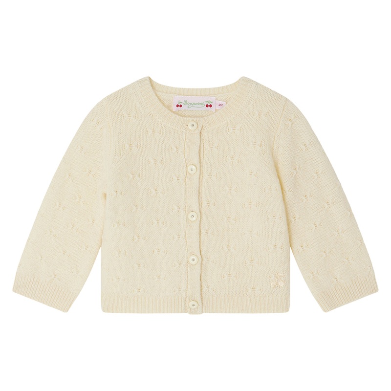 Bonpoint Tibile Cardigan|Yellow|12 Months|18 Months|2 Years|3 Years