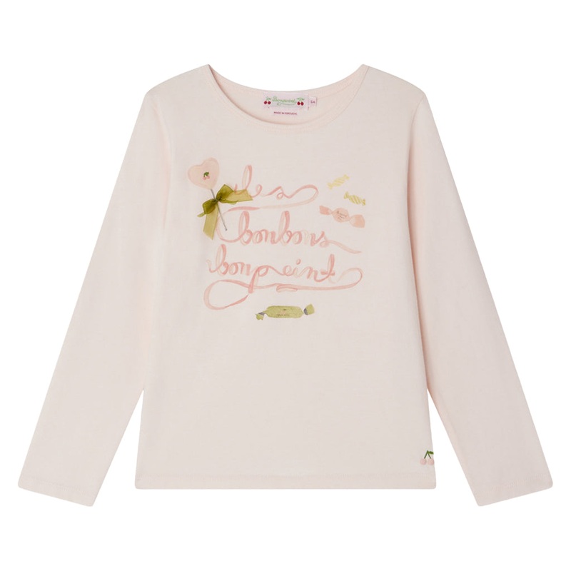 Bonpoint Tidjiane T-shirt|Pink|4 Years|6 Years|8 Years|10 Years|12 Years|14 Years