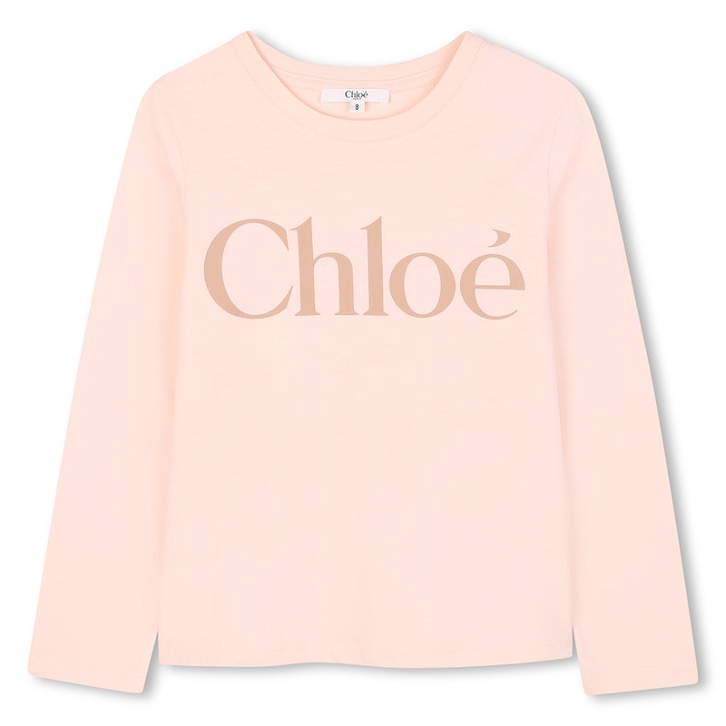 Chlo Kids Long Sleeve T-shirt|Pink|4 Years|6 Years|8 Years|10 Years|12 Years