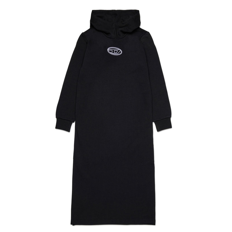 Diesel Kids Logo Dress|Black|12 Years|14 Years|16 Years