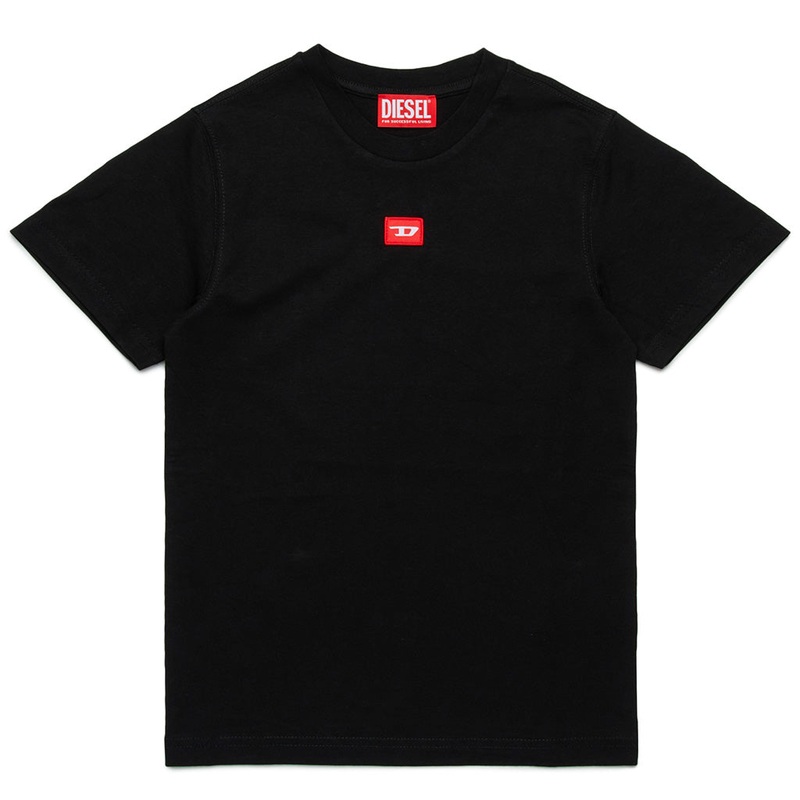Diesel Kids Logo T-shirt|Black|12 Years|14 Years|16 Years