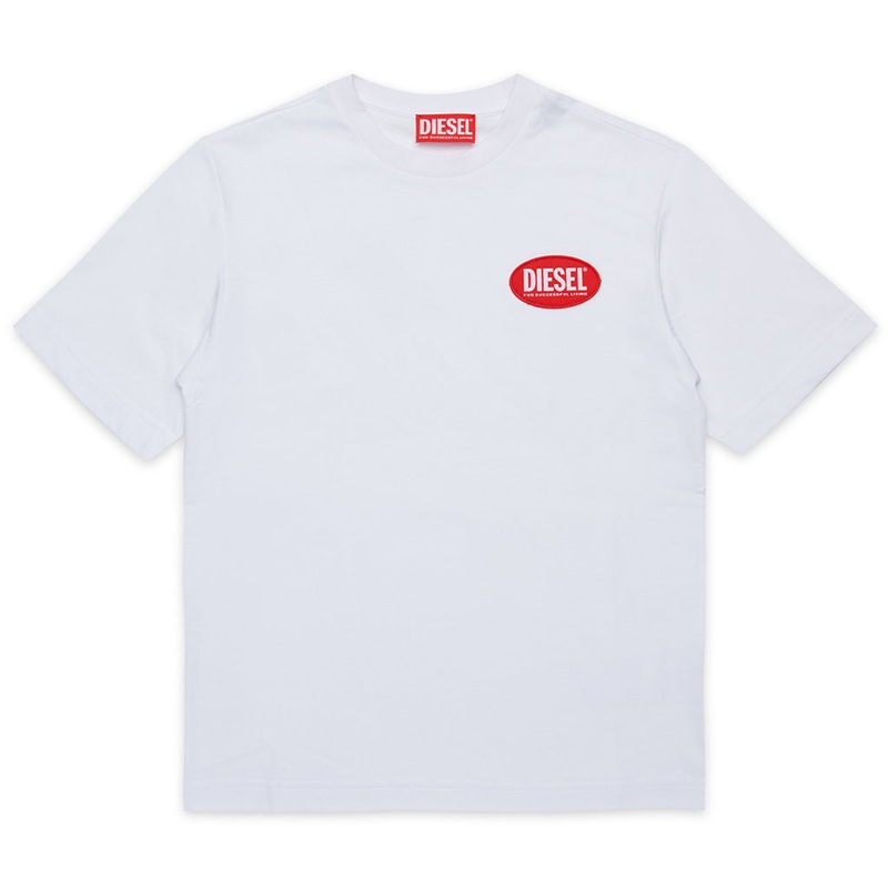 Diesel Kids Logo T-shirt|White|12 Years|14 Years|16 Years