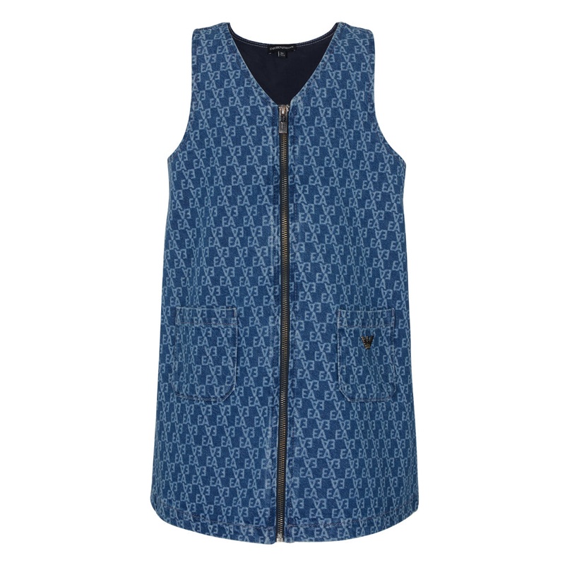 Emporio Armani Junior Logo All-Over Dress