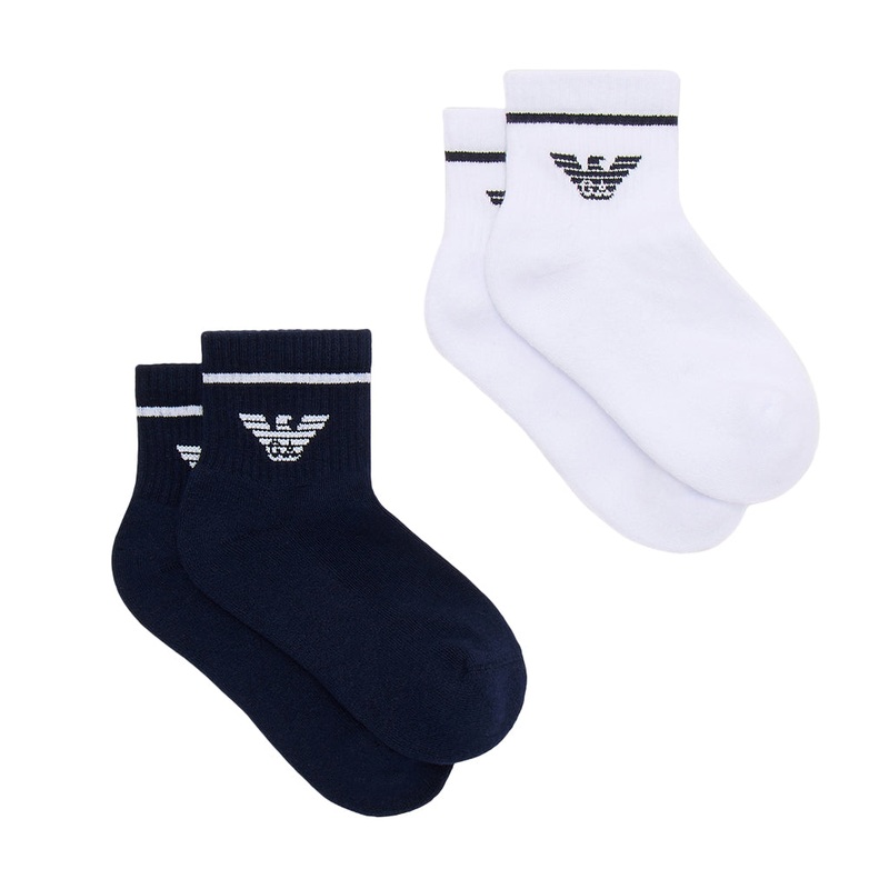 Emporio Armani Junior Set of Two Pairs of Socks