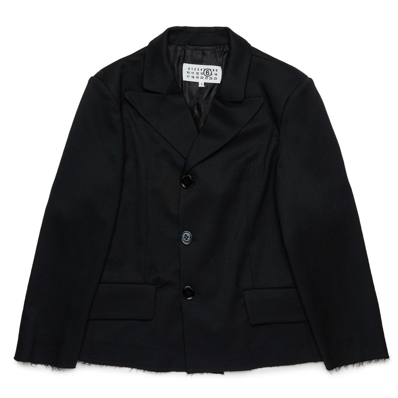 MM6 Kids Blazer Jacket|Black|12 Years|14 Years|16 Years