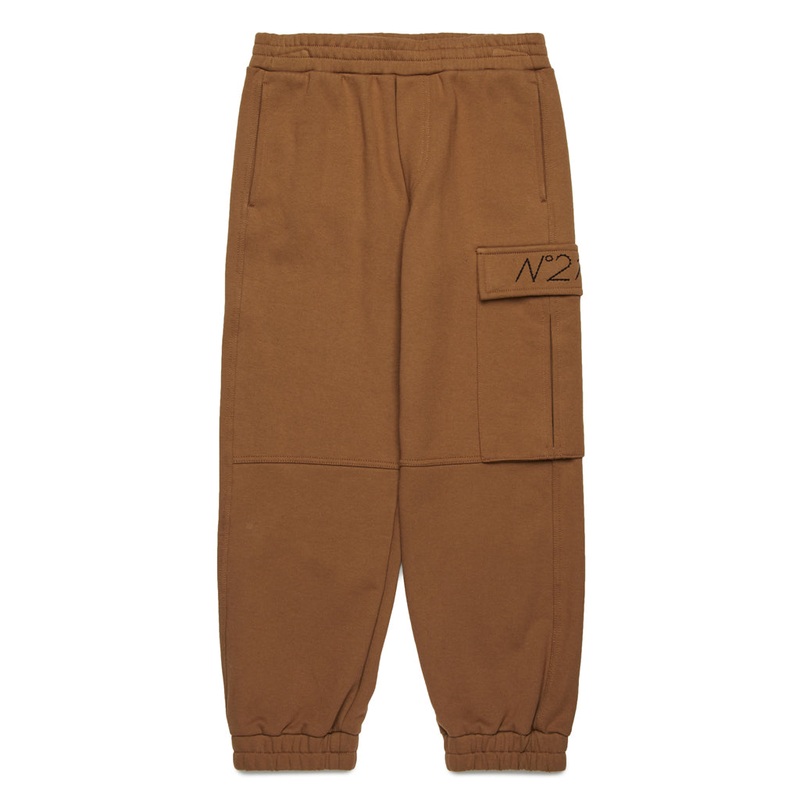 N21 Kids Cargo Trouser|Brown|12 Years|14 Years|16 Years