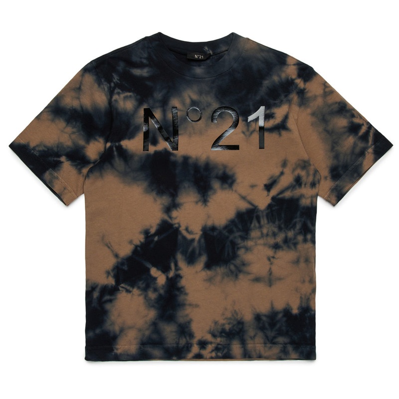 N21 Kids Tie Dye T-shirt|Brown|12 Years|14 Years|16 Years