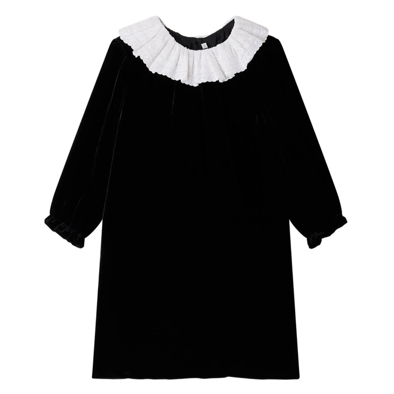 Bonpoint Jaelyn Dress|Black|4 Years|6 Years|8 Years|10 Years|12 Years|14 Years