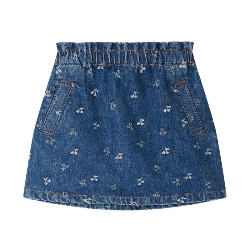 Bonpoint Jensua Skirt|Indigo|4 Years|6 Years|8 Years|10 Years|12 Years|14 Years