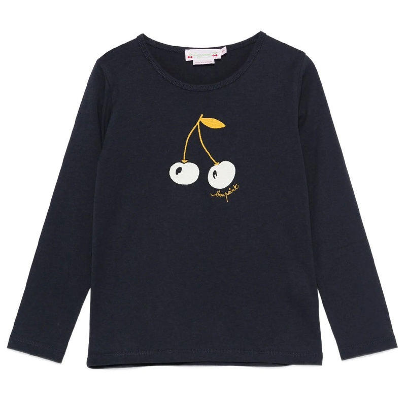 Bonpoint Tidjiane T-shirt|Navy|4 Years|6 Years|8 Years|10 Years|12 Years|14 Years