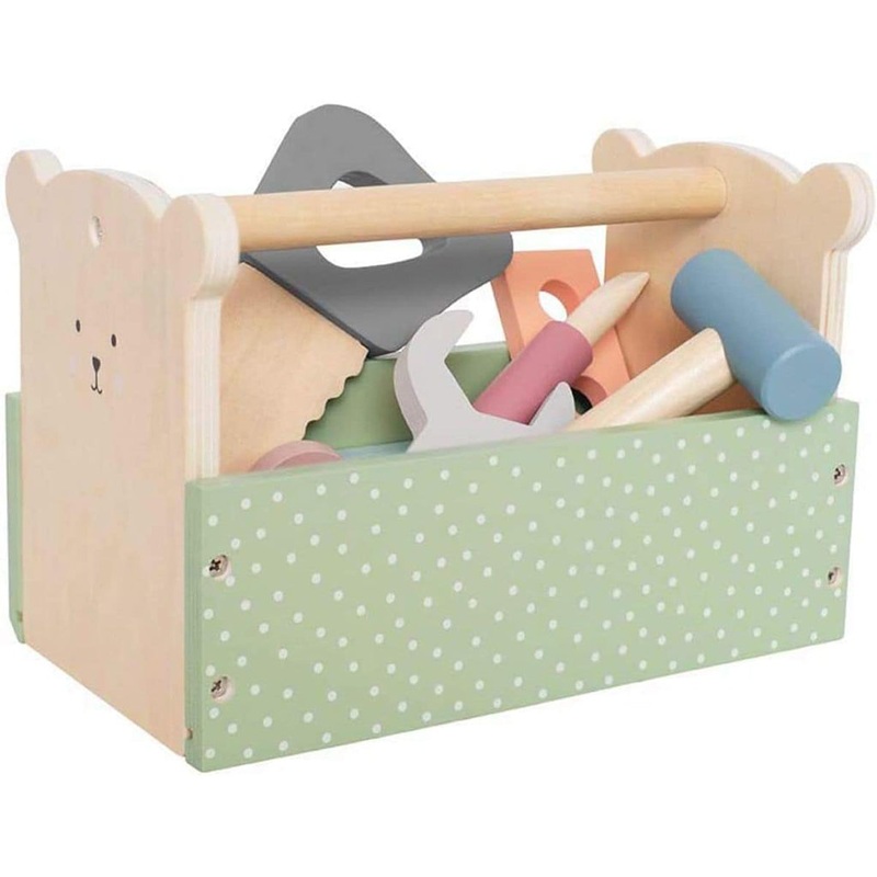 Jabadabado Tool Box Teddy|Green|One-size