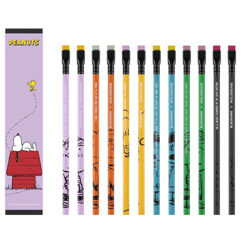 Moleskine x Peanuts Pencil Set12 Blackwing Soft Pencils