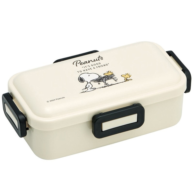 Skater Snoopy Badge Antibacterial Fluffy Lunch Box