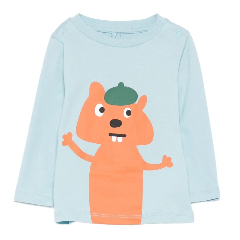Stella McCartney Kids Squirrel Print T-shirt