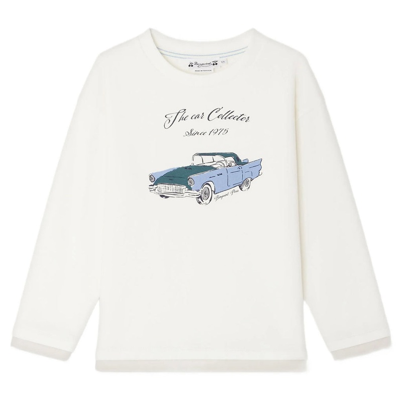 Bonpoint Bartholome T-shirt|Ivory|4 Years|6 Years|8 Years|10 Years|12 Years|14 Years