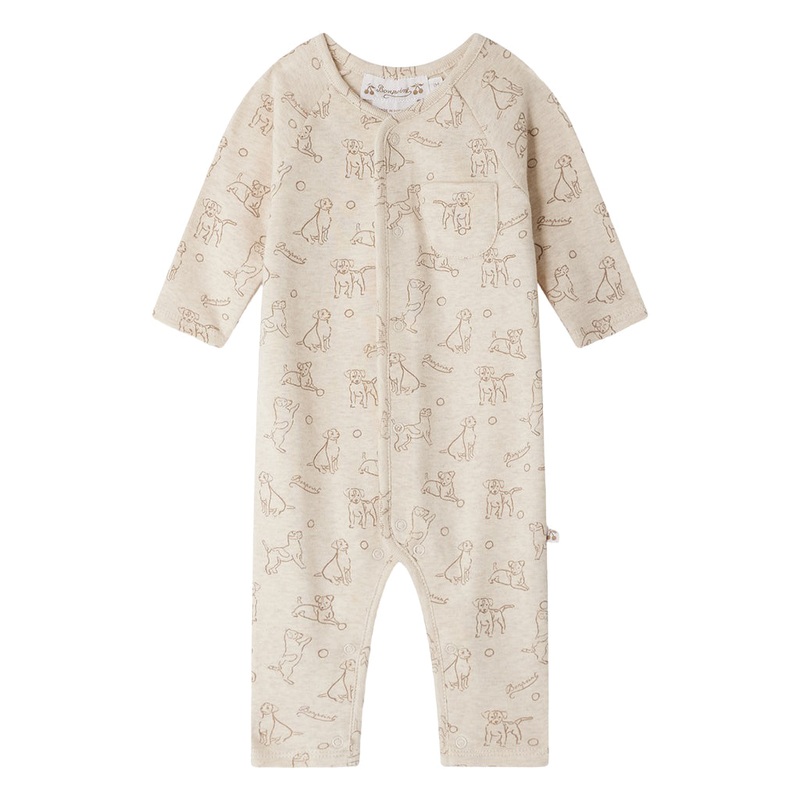 Bonpoint Georget Pyjama|Grey|3 Months|6 Months|12 Months