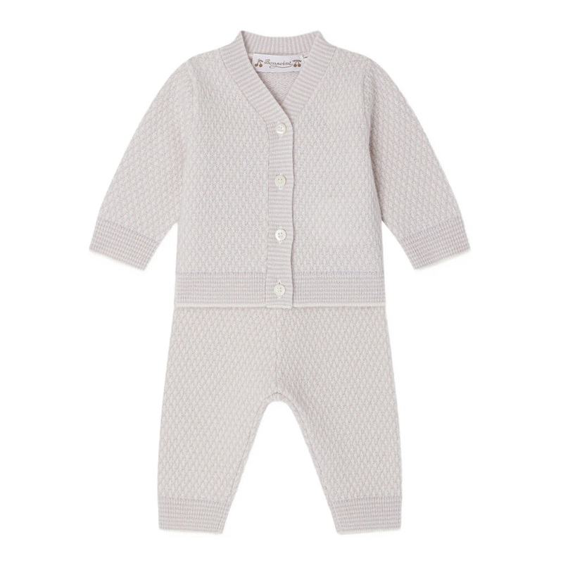 Bonpoint Jahiel Set Cashmere|Ivory|6 Months|12 Months|18 Months
