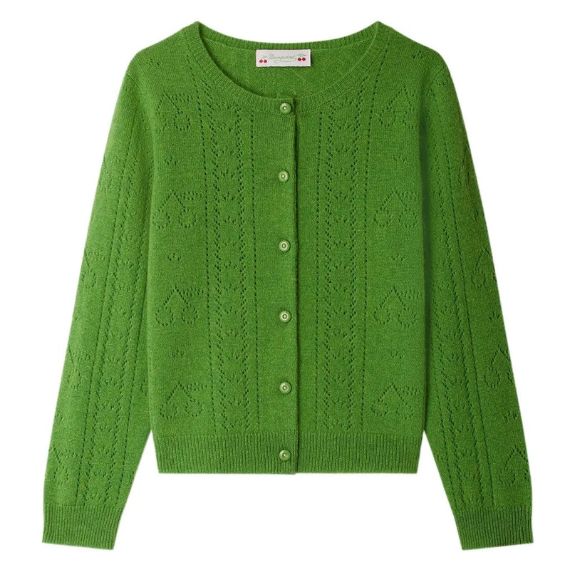 Bonpoint Josiane Cardigan|Green|4 Years|6 Years|8 Years|10 Years|12 Years|14 Years