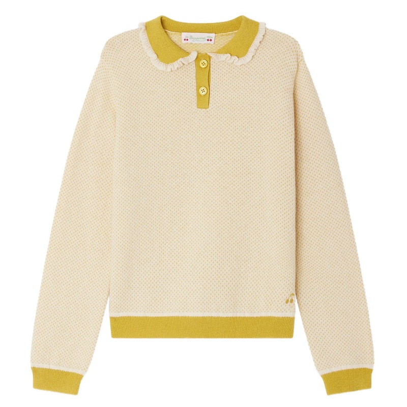 Bonpoint Jrynja Sweater|Yellow|4 Years|6 Years|8 Years|10 Years|12 Years|14 Years