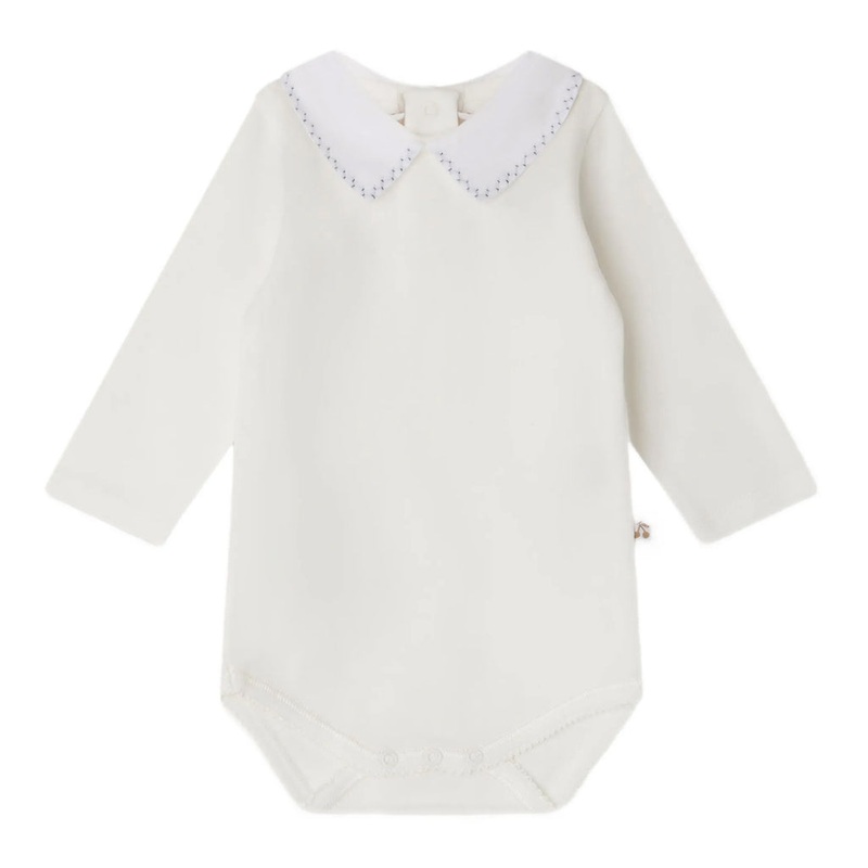 Bonpoint Septembre Bodysuit|Ivory|6 Months|12 Months|18 Months