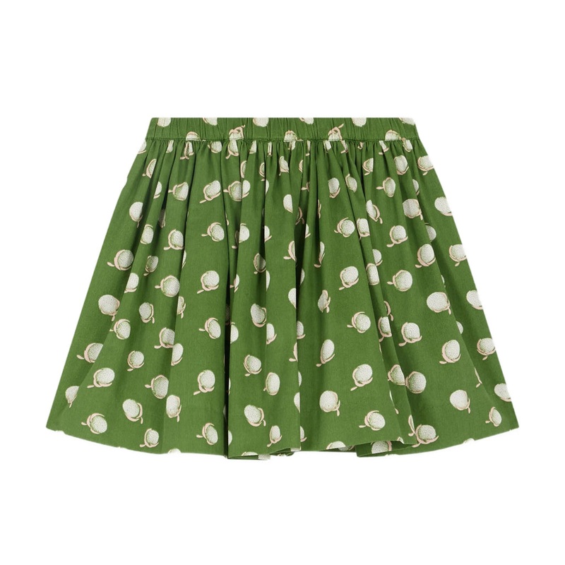 Bonpoint Suzon Skirt|Green|4 Years|6 Years|8 Years|10 Years|12 Years|14 Years