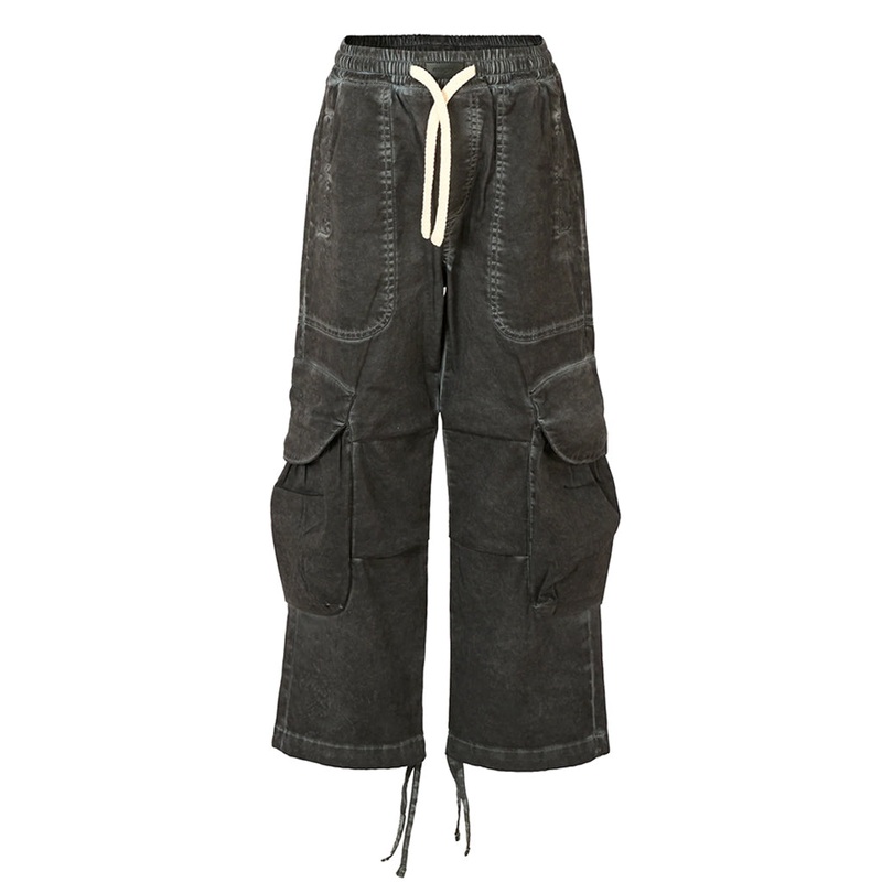MSGM Kids Cargo Washed Trousers