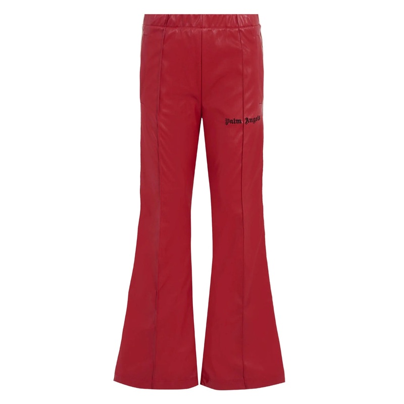 Palm Angels Kids PA Coated Track Flare Pant