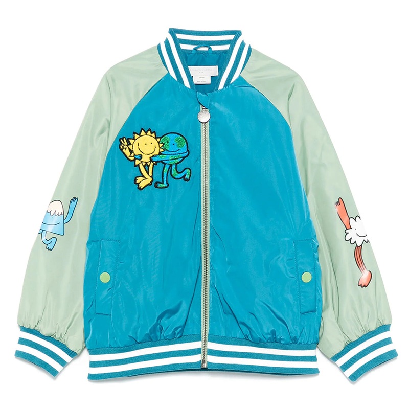 Stella McCartney Kids Earth Gang Bomber Jacket