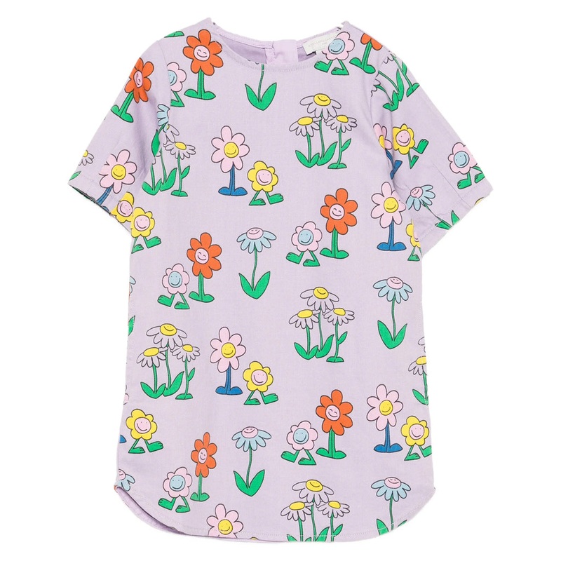 Stella McCartney Kids Flowers All-Over Print Dress