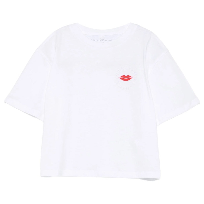 Stella McCartney Kids Lips Print T-shirt