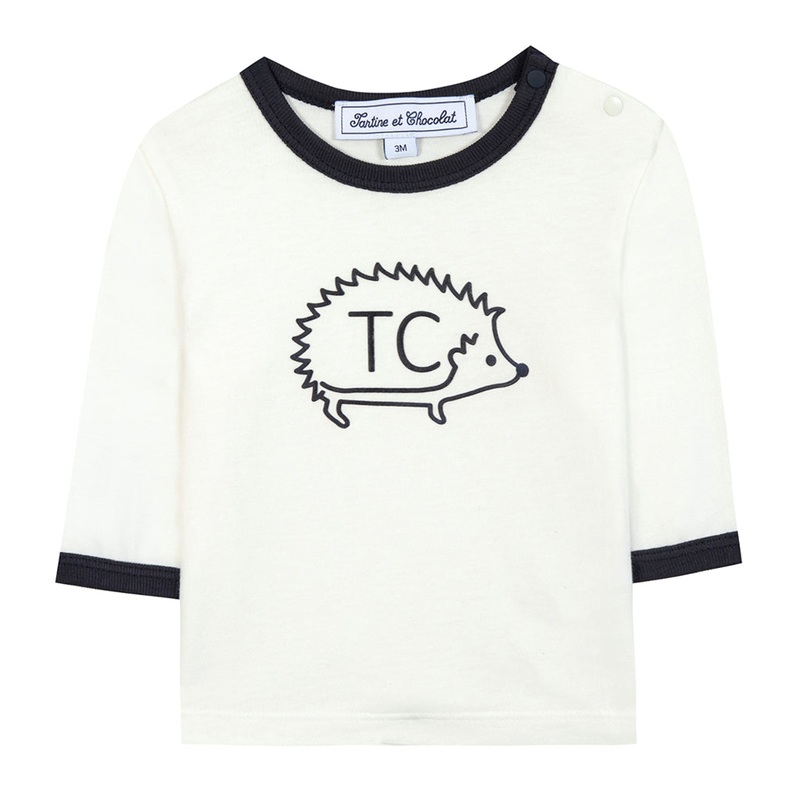 Tartine Et Chocolat Hedgehog Print T-shirt