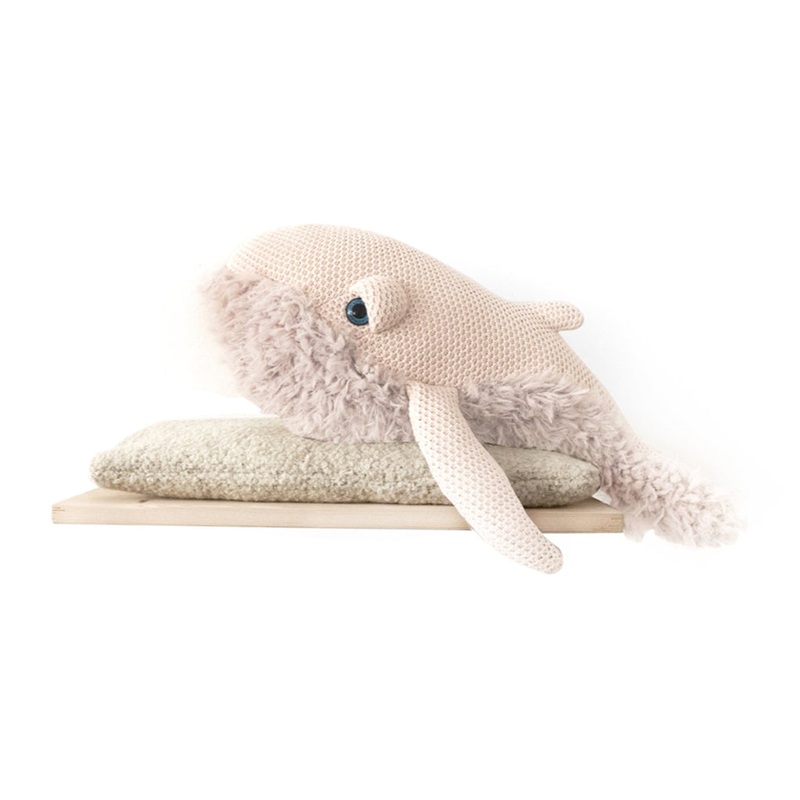Big Stuffed Small Mama Whale|Pink|One-Size