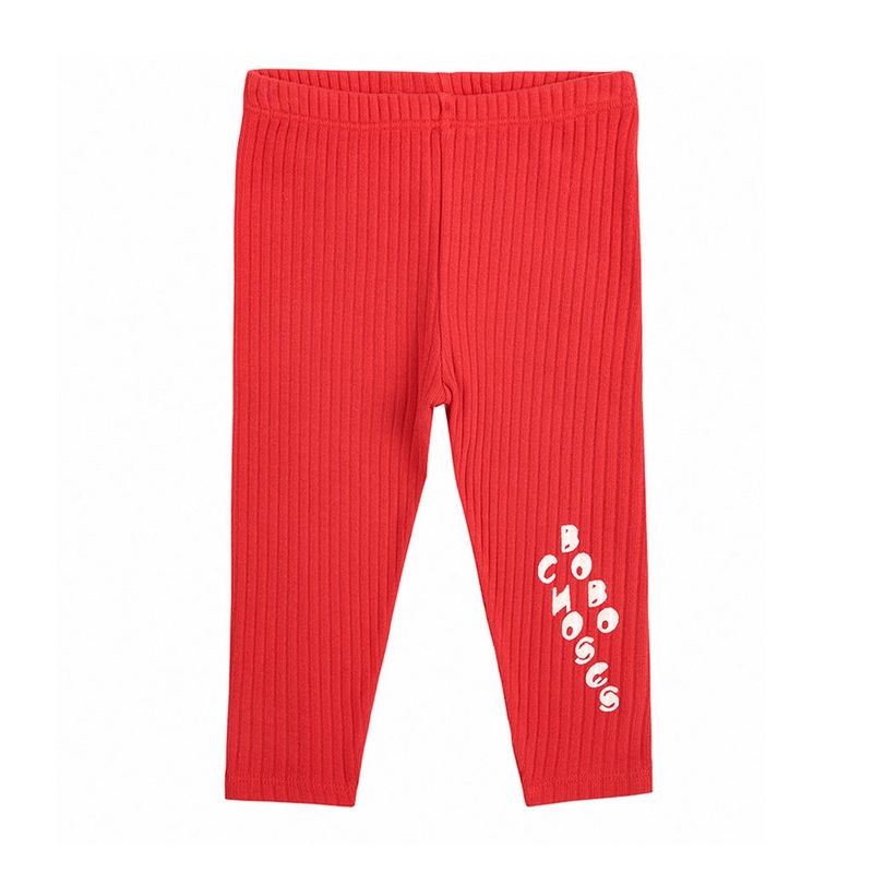 Bobo Choses Logo Legging|Red|9 Months|12 Months|18 Months|2 Years
