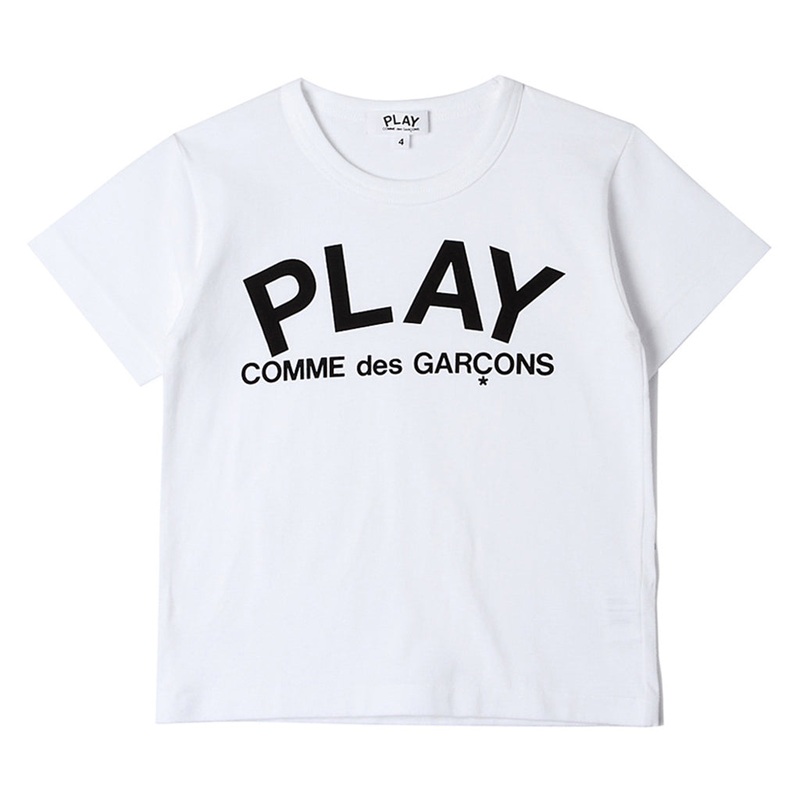 Comme Des Garons Play Kids Logo T-Shirt