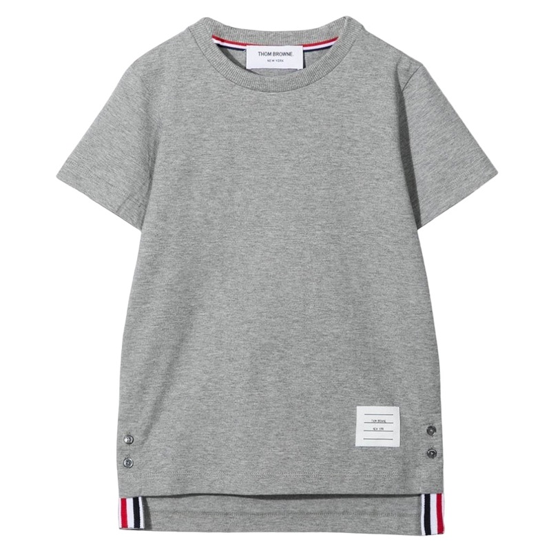 Cotton Short Sleeve T-shirt|Grey|4 Years|6 Years|8 Years|10 Years|12 Years