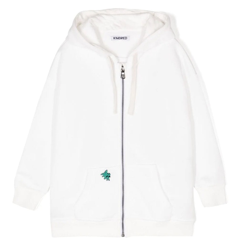 Drawstring Hood Jacket|White|4 Years|6 Years|8 Years|10 Years|12 Years
