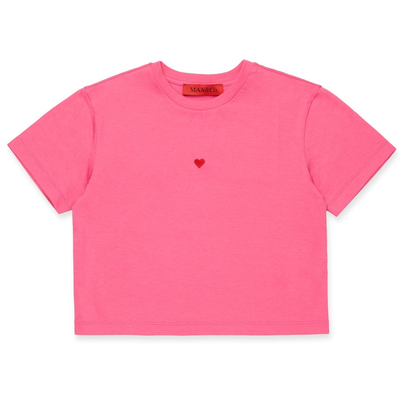 MAX&Co. Kids Cropped T-shirt|Fuchsia|4 Years|6 Years|8 Years|10 Years|12 Years