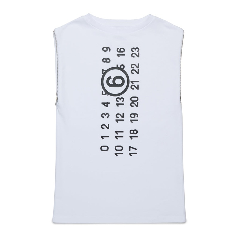 MM6 Kids Logo Dress|White|4 Years|6 Years|8 Years|10 Years|12 Years|14 Years|16 Years