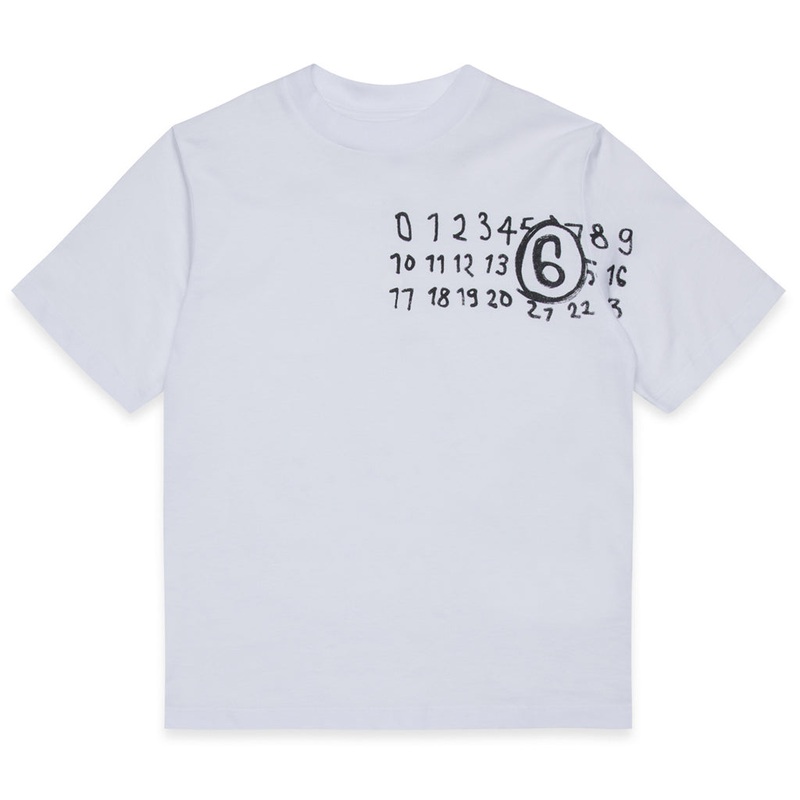 MM6 Kids Logo T-shirt|White|4 Years|6 Years|8 Years|10 Years|12 Years|14 Years|16 Years