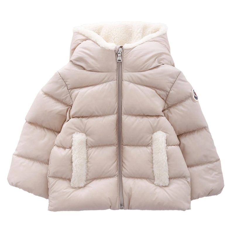 Moncler Enfant Borgan Jacket|Beige|12 Months|18 Months|2 Years|3 Years