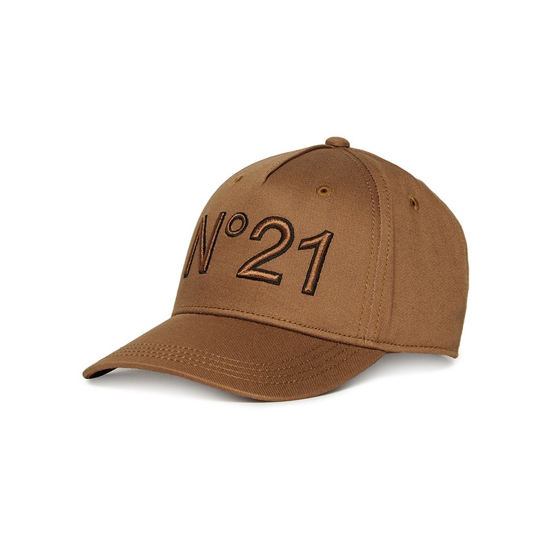 N21 Kids Logo Cap|Brown|Size 2|Size 3