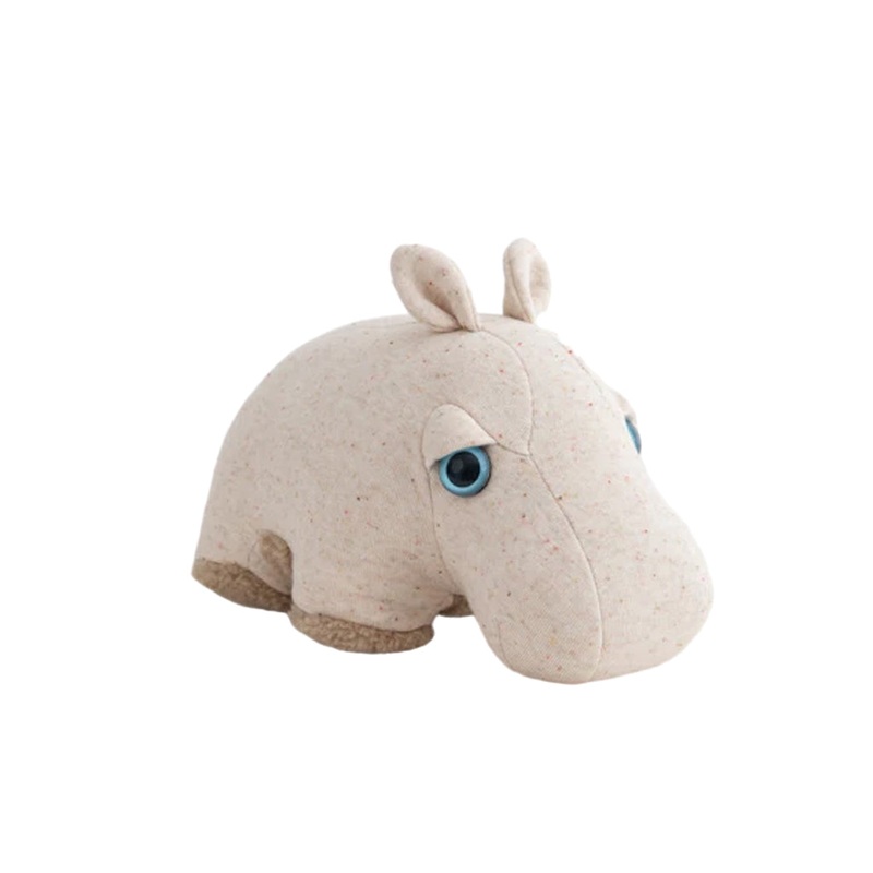 Big Stuffed Mini Albino Hippo|Natural|One-size