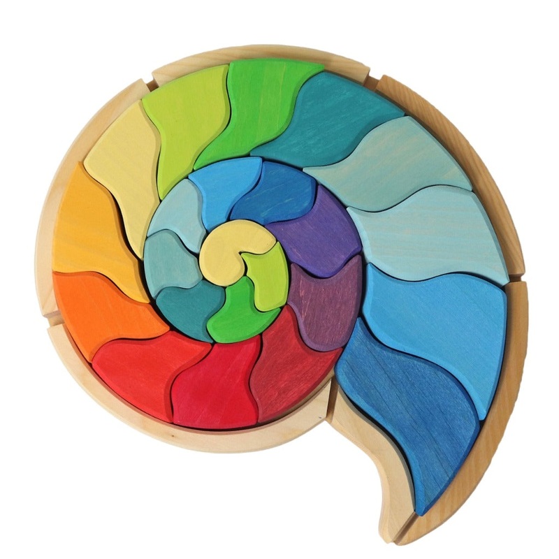 Grimms Building Set Ammonite|Multi-Colored|One-size