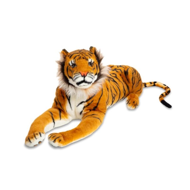 Melissa & Doug Lifelike Tiger|Multi-Colored|One-size