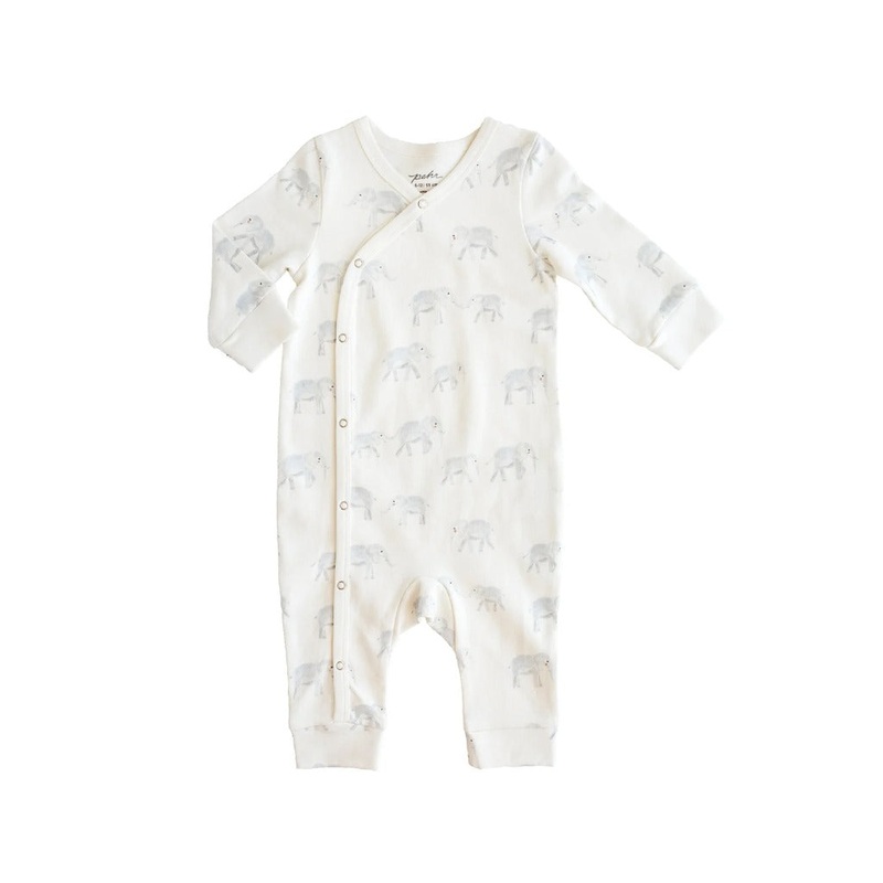 Pehr Kimono Romper - Follow Me Elephant