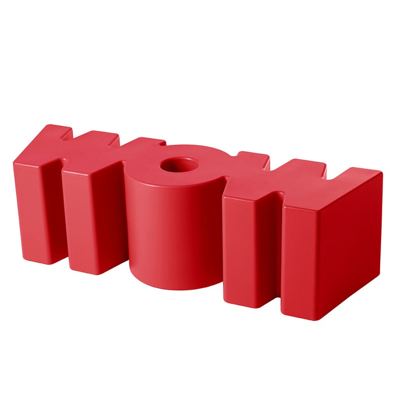 Slide WOW Stool|Red|One-size
