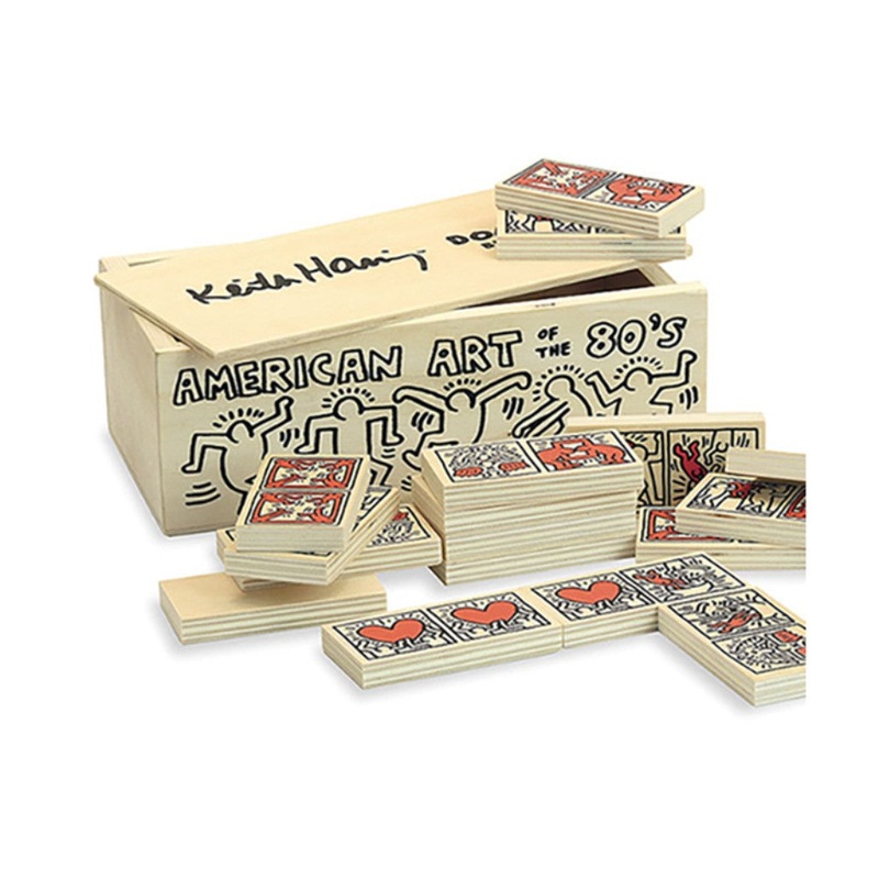 Vilac Keith Haring Dominoes|Multi-Colored|One-size