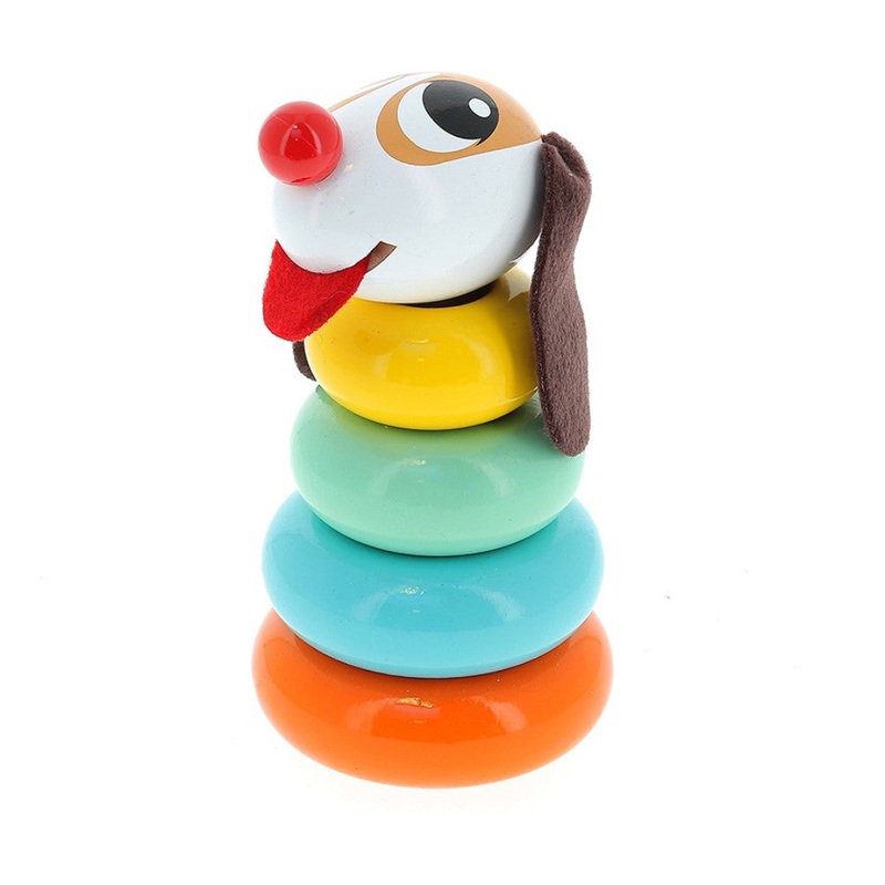 Vilac Toutou Stacking Toy|Multi-Colored|One-size