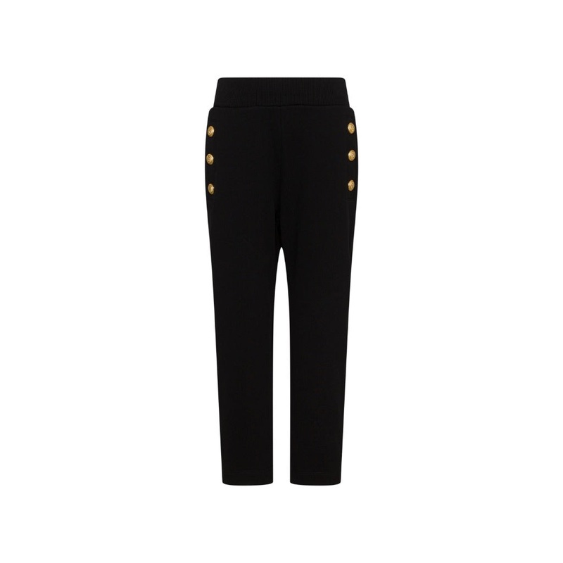 Balmain Kids Jogger Pants|Black|4 Years|6 Years|8 Years|10 Years|12 Years|14 Years