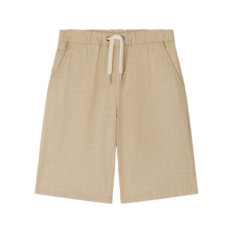 Bonpoint Conway Cotton Shorts|Khaki|4 Years|6 Years|8 Years|10 Years|12 Years|14 Years
